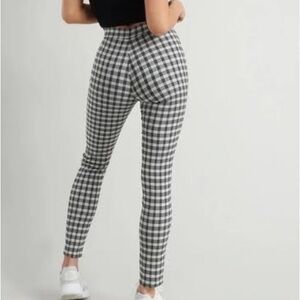 Plaid gingham pants size xs
